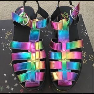 Yru rainbow shoes